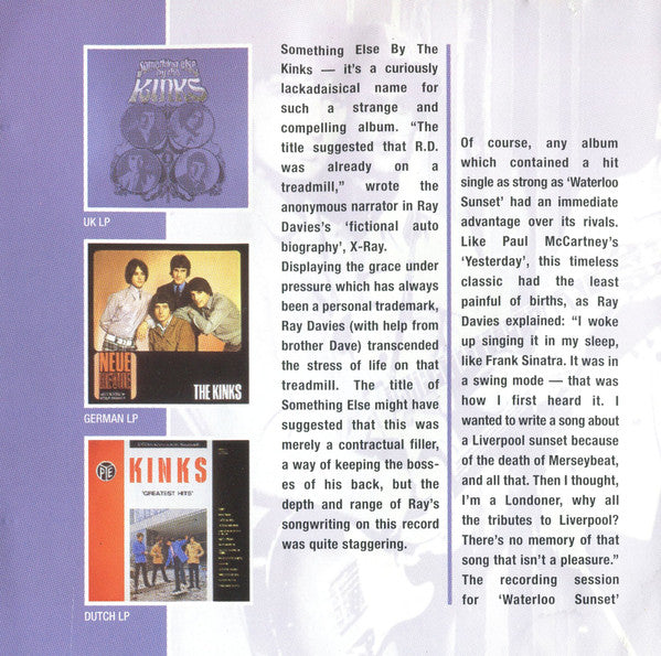 Kinks - Something Else By - Used CD image 5