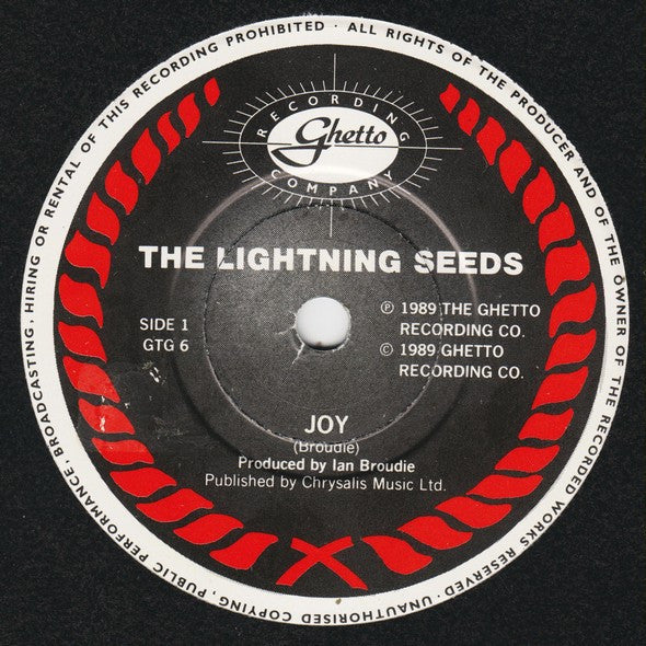 Lightning Seeds - Joy - Used Vinyl Record 7" image 3