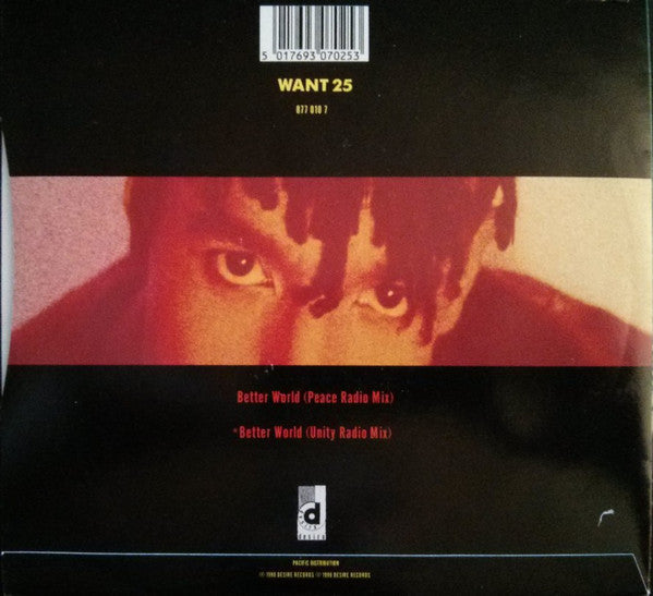Rebel MC - Better World - Used Vinyl Record 7" image 6