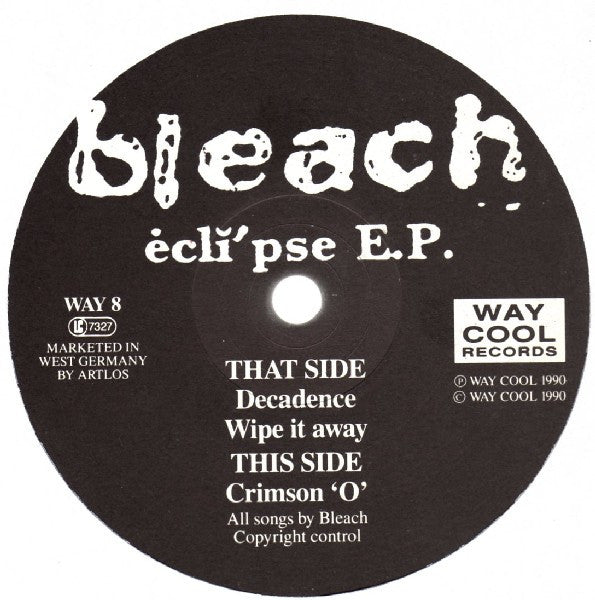 Bleach - Eclipse E.P. - Used Vinyl Record 12" image 3