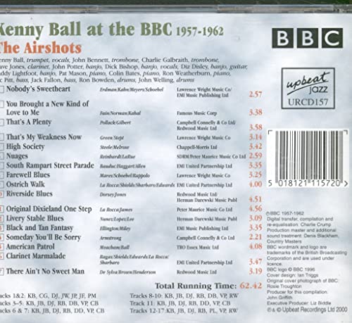Kenny Ball - At The BBC 1957-1962 The Airshot - CD image 2