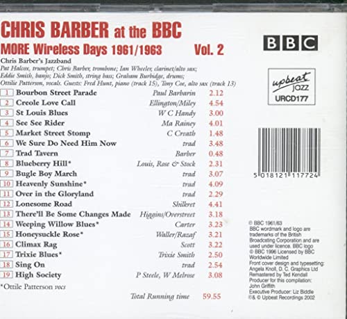 Chris Barber - at the BBC Vol. 2 Broadcast recordings 1961/1963 - More W image 2
