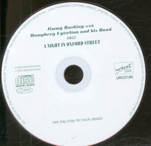 Jimmy Rushing - A Night in Oxford Street - CD image 3