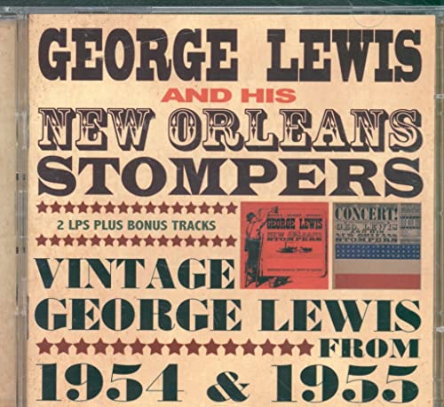 George Lewis And His - Vintage George Lewis 1954 & 1955 - CD image 1