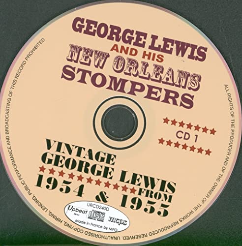 George Lewis And His - Vintage George Lewis 1954 & 1955 - CD image 3