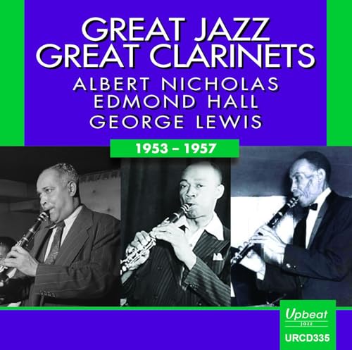 A. NICHOLAS  E. HALL - GREAT JAZZ - GREAT CLARINETS - CD image 1