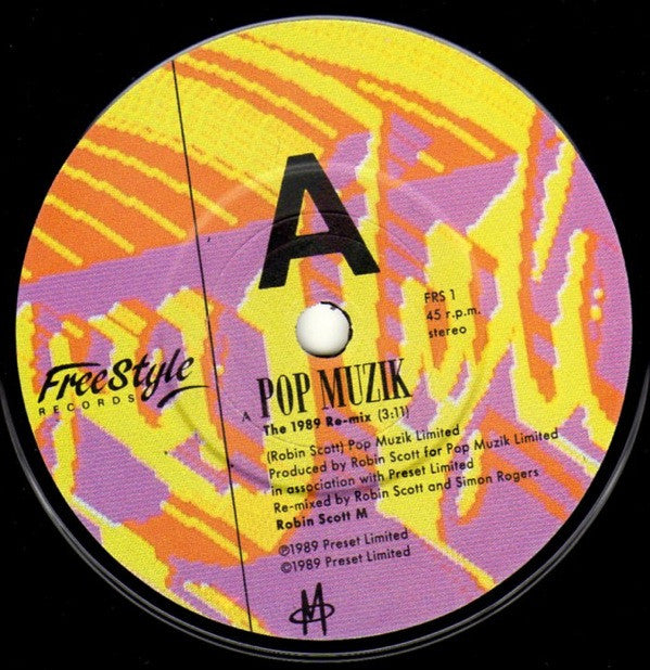 M - Pop uzik The 1989 Re-ix - Used Vinyl Record 7" image 3