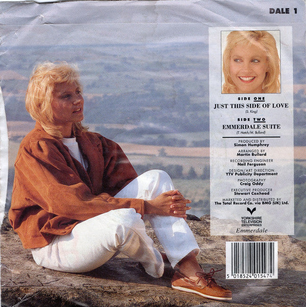 Malandra Burrows - Just This Side Of Love - Used Vinyl Record 7" image 2
