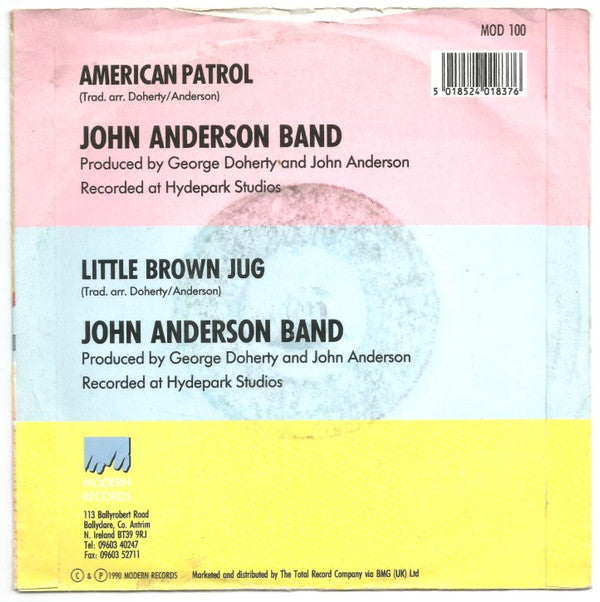 John Anderson Band - American Patrol - Used Vinyl Record 7" image 6