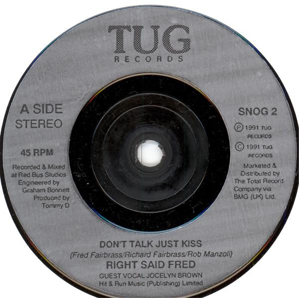 Right Said Fred - Don't Talk Just Kiss - Used Vinyl Record 7" image 7