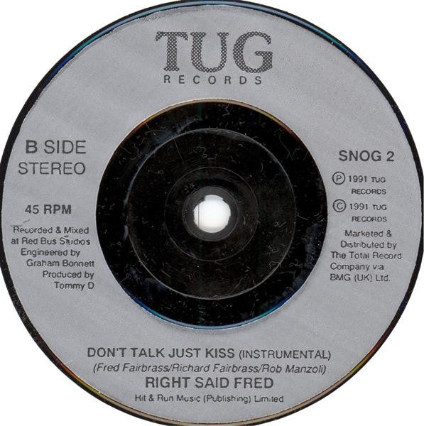 Right Said Fred - Don't Talk Just Kiss - Used Vinyl Record 7" image 8