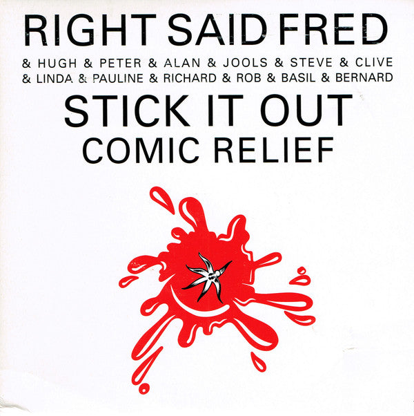 Right Said Fred - Stick It Out - Used Vinyl Record 7" image 1