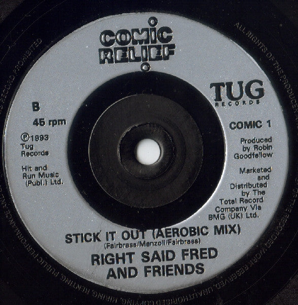 Right Said Fred - Stick It Out - Used Vinyl Record 7" image 8
