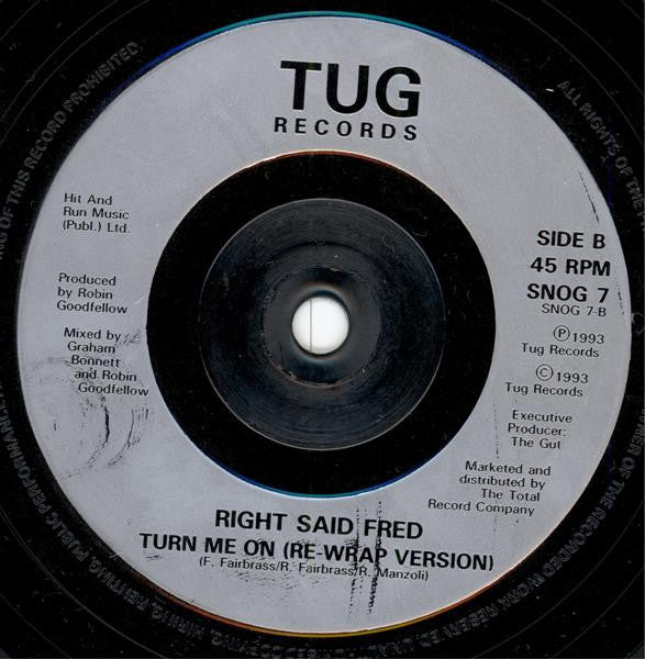 Right Said Fred - Bumped - Used Vinyl Record 7" image 8