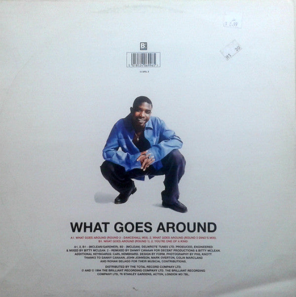 Bitty McLean - What Goes Around - Used Vinyl Record 12" image 2