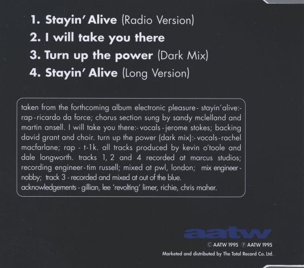 N-Trance - Stayin' Alive - Used CD image 3