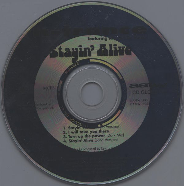 N-Trance - Stayin' Alive - Used CD image 4