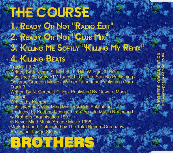 Course - Ready Or Not / Killing Me Softly (Club House Remixes) - Used CD image 2