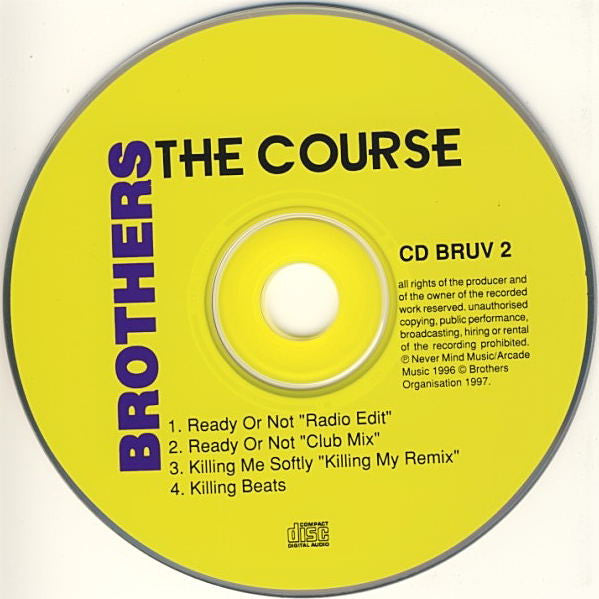 Course - Ready Or Not / Killing Me Softly (Club House Remixes) - Used CD image 4