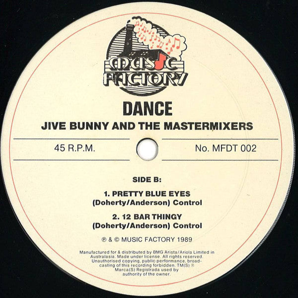 Jive Bunny And The M - That's What I Like - Used Vinyl Record 12" image 4