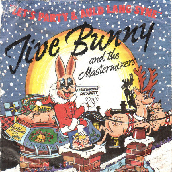 Jive Bunny And The M - Let's Party & Auld Lang Syne - Used Vinyl Reco image 1