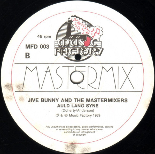 Jive Bunny And The M - Let's Party & Auld Lang Syne - Used Vinyl Reco image 4