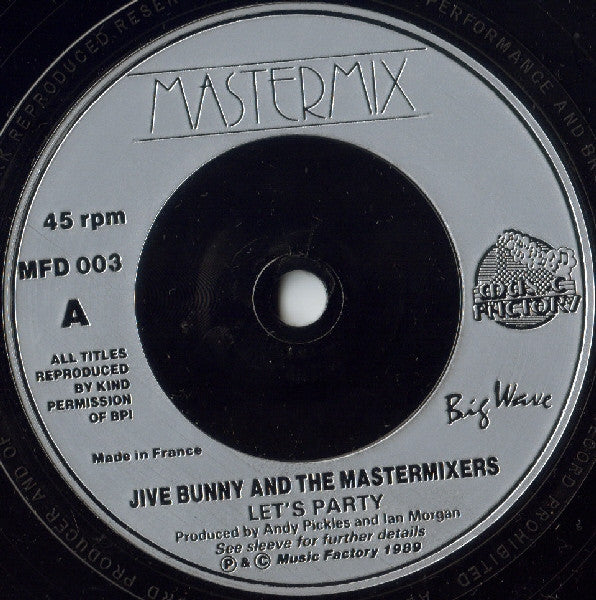 Jive Bunny And The M - Let's Party & Auld Lang Syne - Used Vinyl Reco image 7