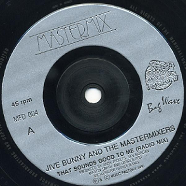Jive Bunny And The M - That Sounds Good To Me - Used Vinyl Record 7" image 8