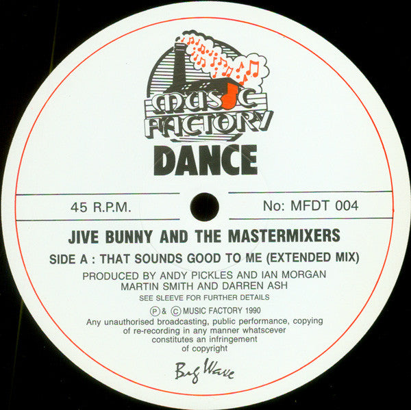 Jive Bunny And The M - That Sounds Good To Me - Used Vinyl Record 12" image 3