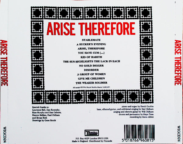 Palace - Arise Therefore - CD image 2