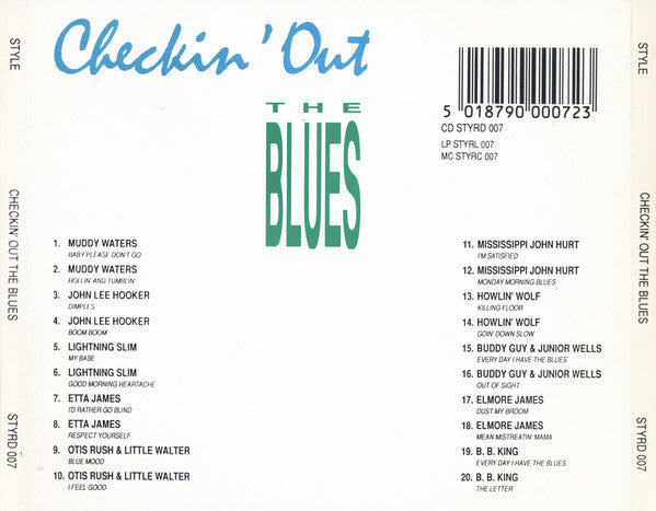 Various - Checkin' Out The Blues - Used CD image 2