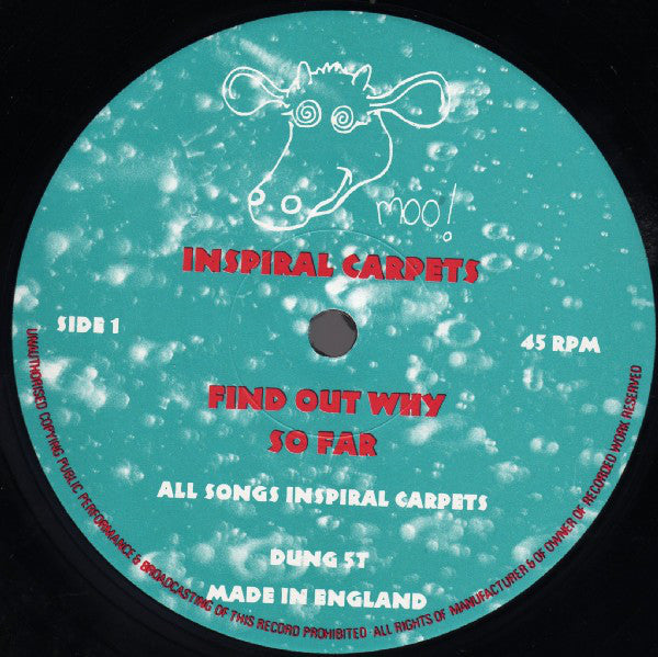 Inspiral Carpets - Find Out Why - Used Vinyl Record 12" image 3