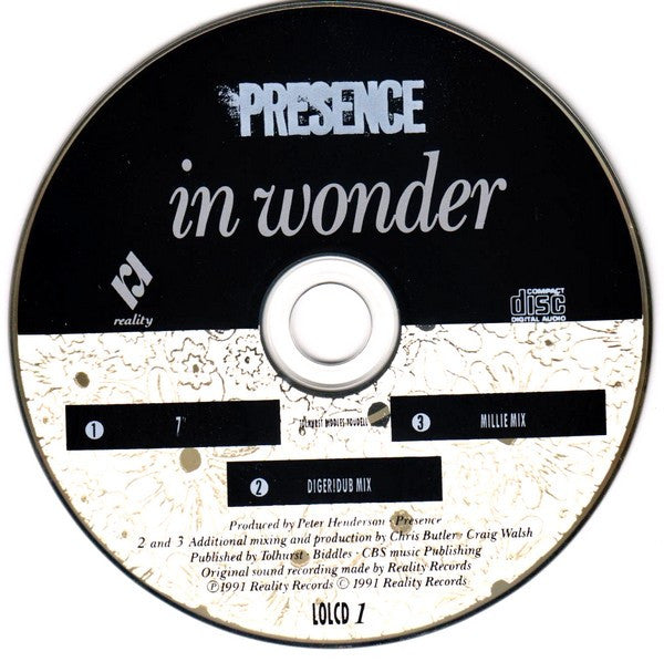 Presence - In Wonder - Used CD image 3