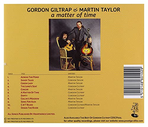 Gordon Giltrap - A Matter Of Time - CD image 2