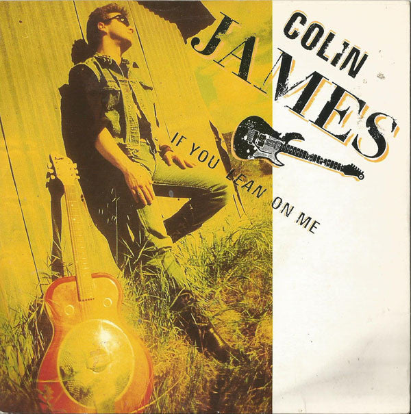 Colin James - If You Lean On Me - Used Vinyl Record 7" image 5