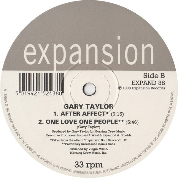 Gary Taylor - A.P.B. - Used Vinyl Record 12" image 4