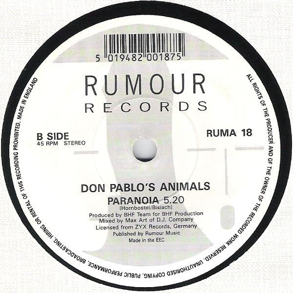 Don Pablo's Animals - Venus - Used Vinyl Record 7" image 4
