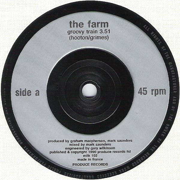 Farm - Groovy Train - Used Vinyl Record 7" image 3