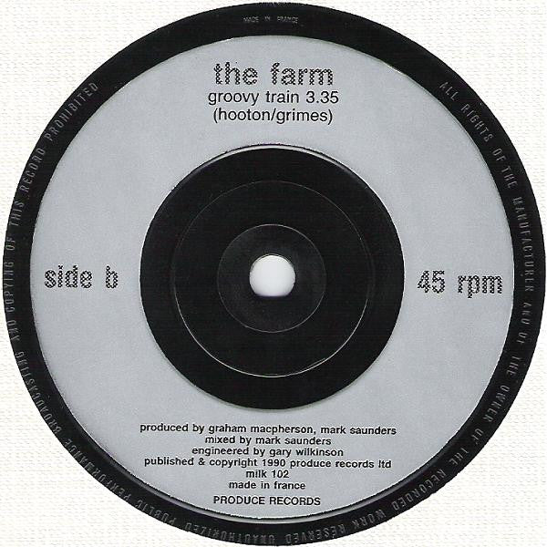 Farm - Groovy Train - Used Vinyl Record 7" image 4
