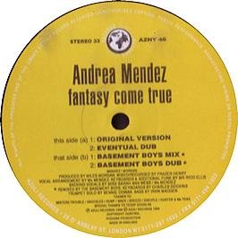 Andrea Mendez - Fantasy Come True (E Smoove Remixes) - Used Vinyl Rec image 1