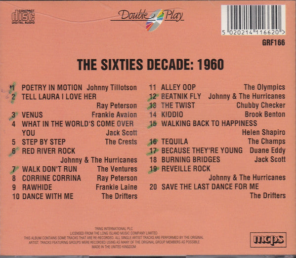 Various - Sixties  Decade 1960 - Used CD image 2