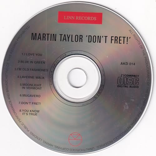 Martin Taylor - Don't Fret! - Used CD image 2
