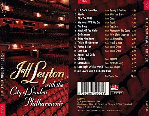 JEFF LEYTON - MUSIC OF THE NIGHT - CD image 1