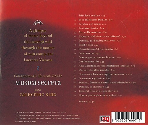 Lucrezia Orsina Vizz - Lucrezia Vizzana: Componimenti Musicali (1623) - image 2