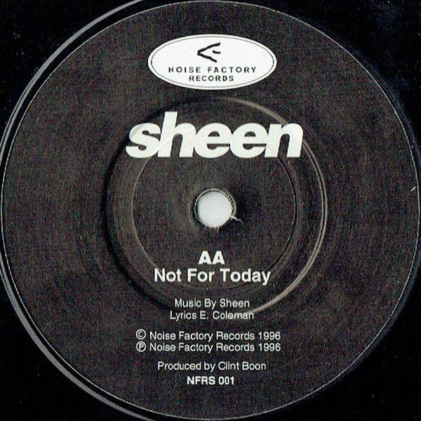 Sheen - Lucky Jim / Not For Today - Used Vinyl Record 7" image 4