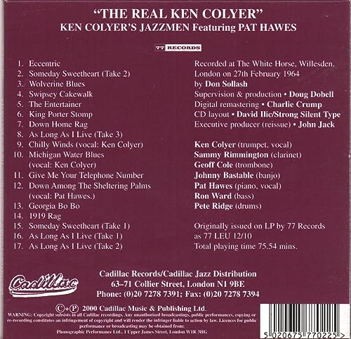 Ken Colyer's Jazzmen - Real Ken Colyer - Used CD image 2