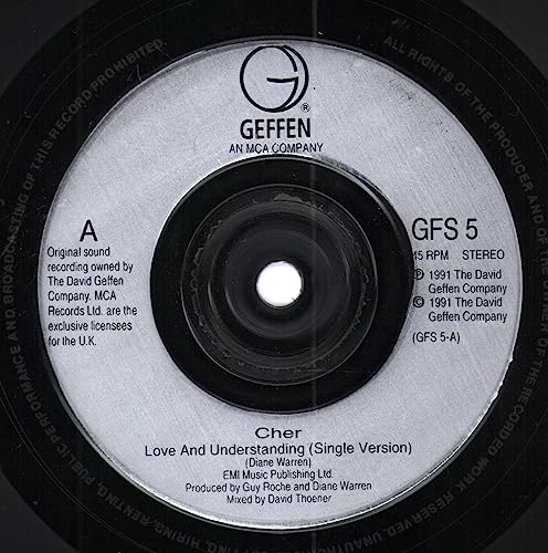 Cher - Love And Understanding - Used Vinyl Record 7" image 3