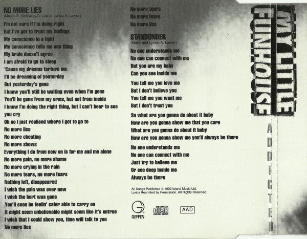 My Little Funhouse - Addicted EP - Used CD image 10