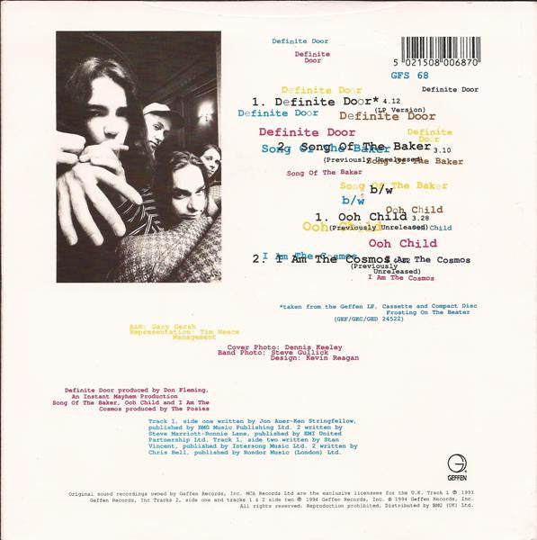 Posies - Definite Door - Used Vinyl Record 7" image 2