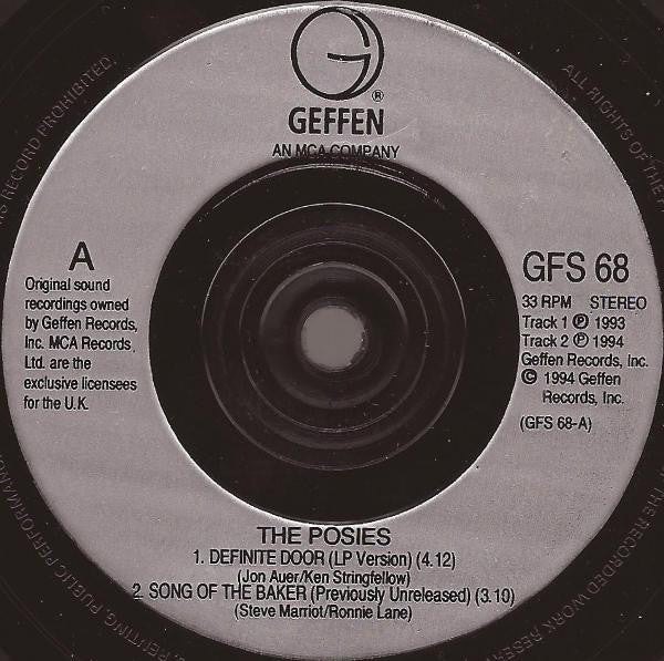 Posies - Definite Door - Used Vinyl Record 7" image 3